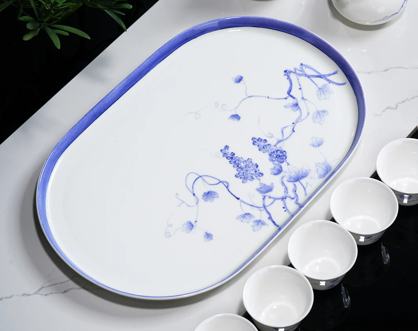 Abundant Harvest Hand-Painted Tea Set — view 2